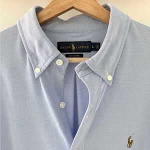 Polo by Ralph Lauren Light Blue Casual Button Down Shirt